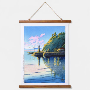 Tapisserie Suspendue ukiyoe hasui n11 Matin à Mihogaseki à Izumo