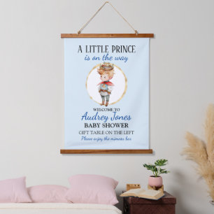 Tapisserie Suspendue Un Petit Prince Est En Route Baby Shower
