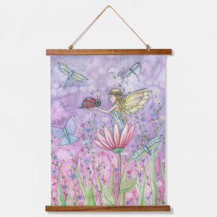 Tapisserie Suspendue Une oeuvre de Fée et de Papillon conviviale