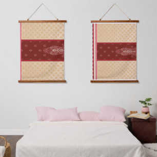 Tapisserie Suspendue Une superbe robe mariage indienne ornée d'exqui