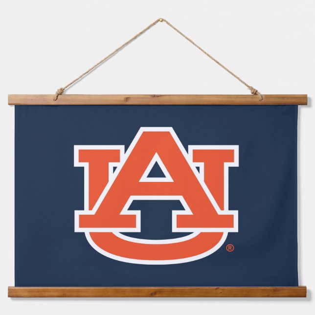 Tapisserie Suspendue Université d'Auburn | Auburn UA Logo (Devant)