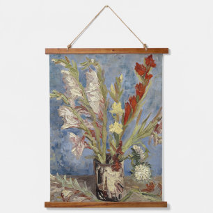 Tapisserie Suspendue Van Gogh Vase avec Gladioli et China Asters