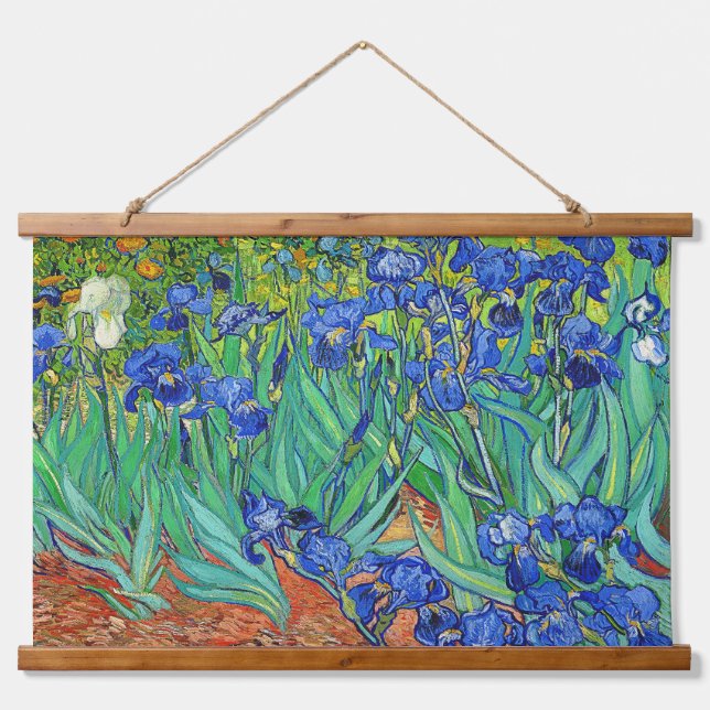 Tapisserie Suspendue Van Gogh Vintage Irises (Devant)