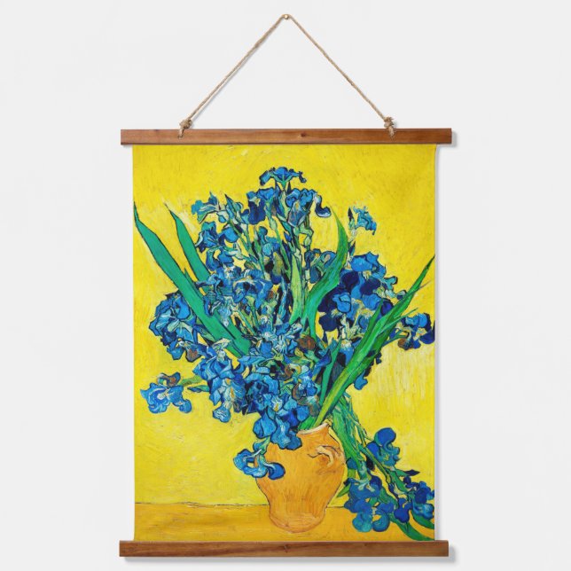 Tapisserie Suspendue Vase with Irises, Van Gogh (Recto)