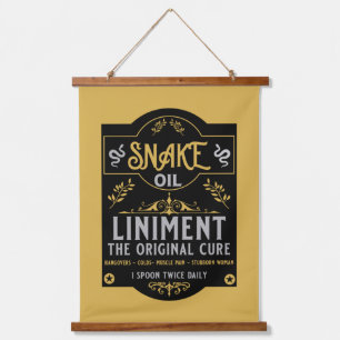 Tapisserie Suspendue Vendeur d'huile de serpent cadeaux amusants pour l