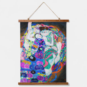 Tapisserie Suspendue Vierge (Filles), Gustav Klimt
