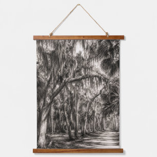 Tapisserie Suspendue Vieux chêne de Floride Graphite Hammock Sketch R