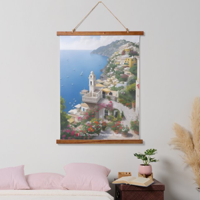 Tapisserie Suspendue Villa Treville Positano Italie (Chambre à coucher)