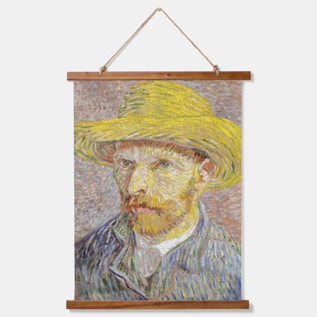 Tapisserie Suspendue Vincent van Gogh - Autoportrait avec Casquette de  (Recto)