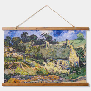 Tapisserie Suspendue Vincent Van Gogh - Chaumières à Cordeville