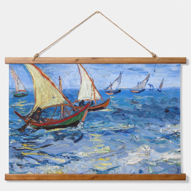 Tapisserie Suspendue Vincent van Gogh - La mer aux Saintes-Maries (Devant)