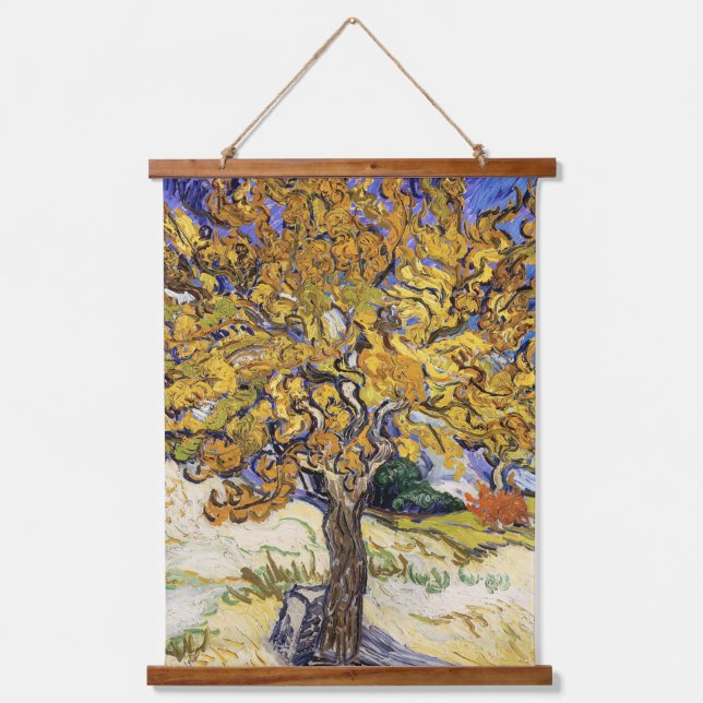Tapisserie Suspendue Vincent van Gogh - Le Mulberry Tree (Recto)