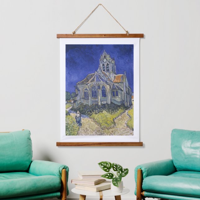 Tapisserie Suspendue Vincent Van Gogh, L'église d'Auvers (Salon)