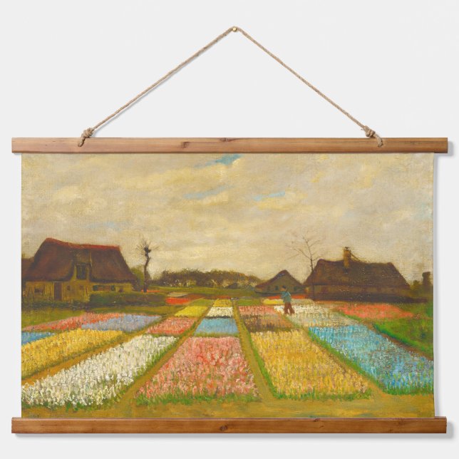 Tapisserie Suspendue Vincent van Gogh Lits à fleurs en Hollande (Devant)