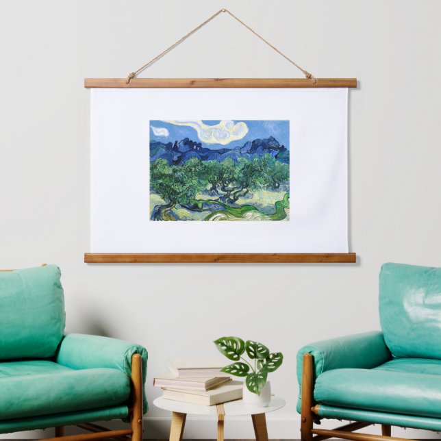 Tapisserie Suspendue Vincent Van Gogh, Oliviers aux Alpilles (Salon)