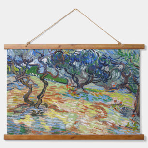 Tapisserie Suspendue Vincent van Gogh - Oliviers : Ciel bleu brillant