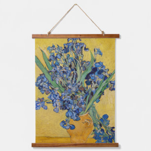 Tapisserie Suspendue Vincent van Gogh - Vase avec Irises