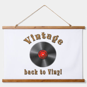 Tapisserie Suspendue Vintage - Back to Vinyl, the record is back