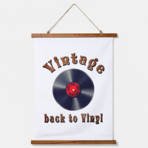Tapisserie Suspendue Vintage - Back to Vinyl, the record is back