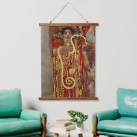 Vintage Gustav Klimt Hygieia Médecine Art Nouveau