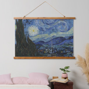 Tapisserie Suspendue Vintage Vincent van Gogh La nuit étoilée