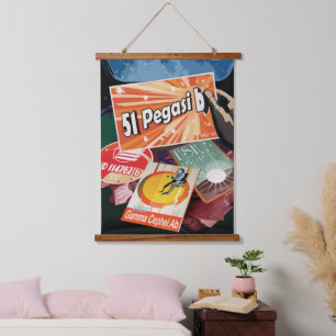 Tapisserie Suspendue Visitez La Première Exoplanète Trouvée À L'Extérie