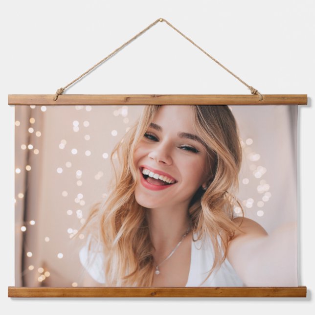 Tapisserie Suspendue Votre visage pour un anniversaire personnalisé (Devant)