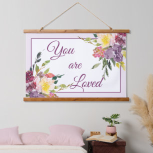 Tapisserie Suspendue Vous êtes aimé floral
