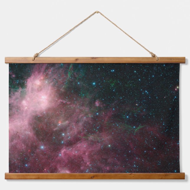 Tapisserie Suspendue Vue Infrarouge Montrant La Naissance Et La Mort De (Devant)