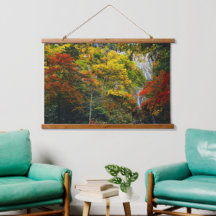 Vue pittoresque de l'automne Hagoromo Falls Hokkai