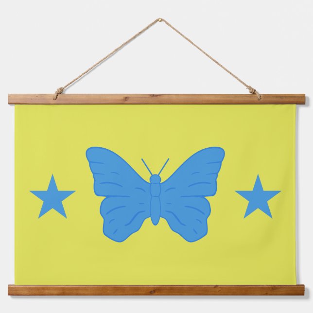 Tapisserie Suspendue Wall Tapestry with flag of Bady Bassit, Brazil (Devant)