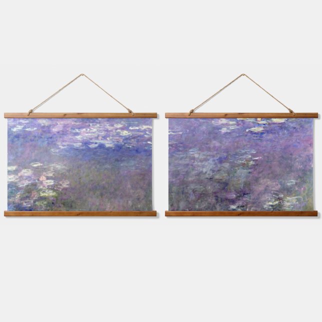 Tapisserie Suspendue Water Lily Pond à Giverny, Claude Monet (Double)