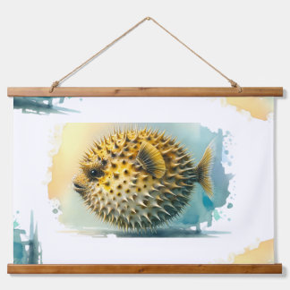 Tapisserie Suspendue Watercolor Series: Blowfish