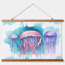 Watercolor Series: Jellyfish Bloom