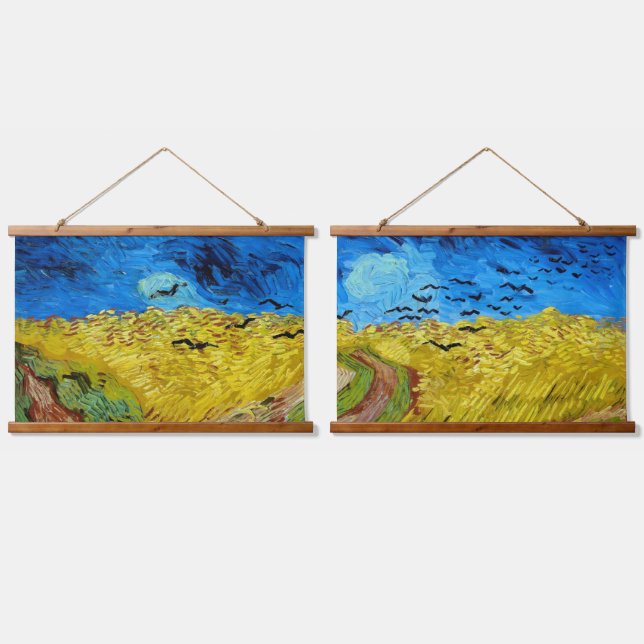 Tapisserie Suspendue Wheatfield with Crows, Van Gogh (Double)