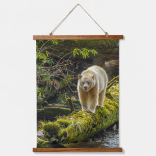Tapisserie Suspendue White Spirit Bear   British Columbia, Canada