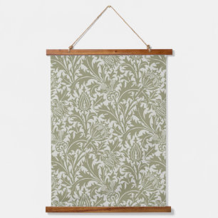 Tapisserie Suspendue William Morris Thistle Sage Green Motif