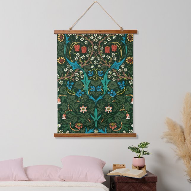 Tapisserie Suspendue William Morris Tulip célèbre motif (Chambre à coucher)