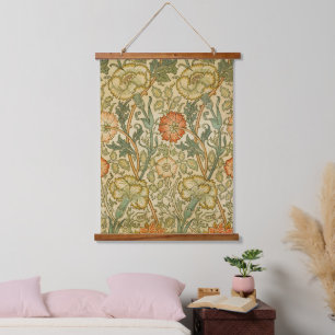 Tapisserie Suspendue William Morris - Vintage rose et Rose