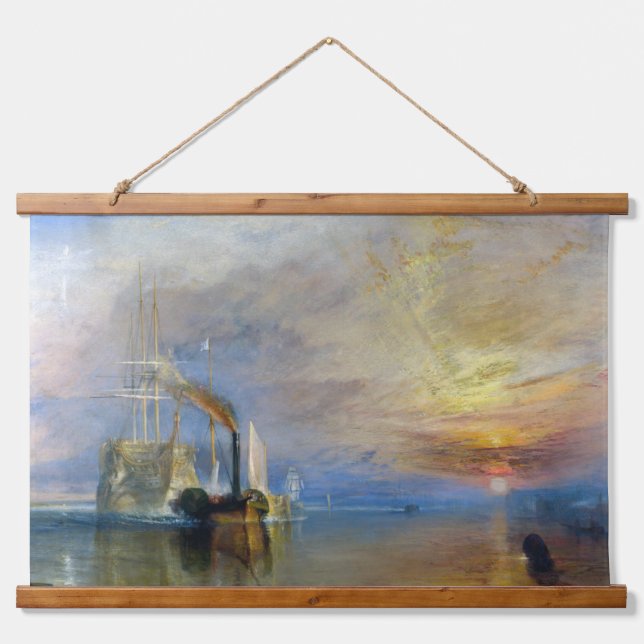 Tapisserie Suspendue William Turner - Le Temeraire de combat (Devant)