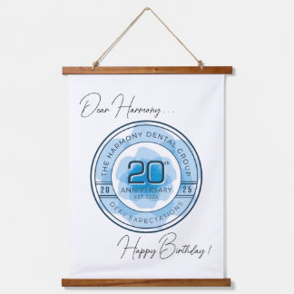 Tapisserie Suspendue Wood Topped Wall Tapestry