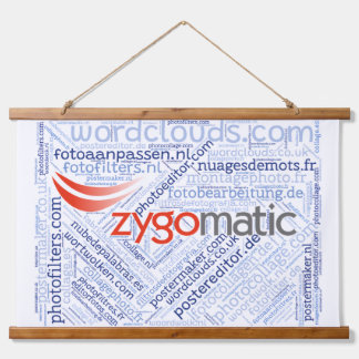 Tapisserie Suspendue Wood Topped Wall Tapestry (landscape)