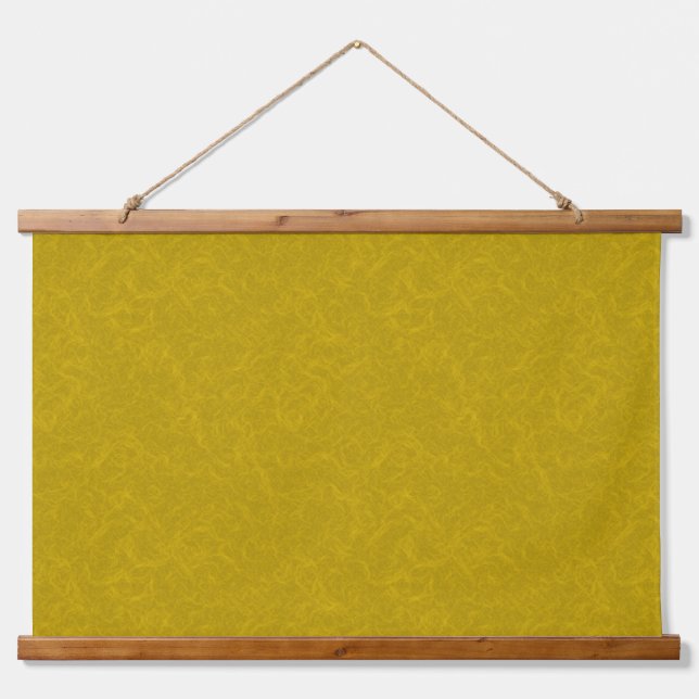 Tapisserie Suspendue Yellow textured surface with  swirling pattern (Devant)