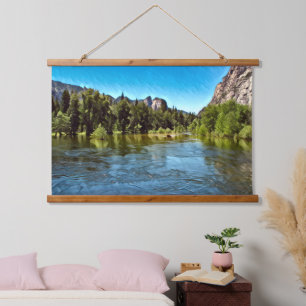 Tapisserie Suspendue YOSEMITE OASIS Bois tapissé Tapis