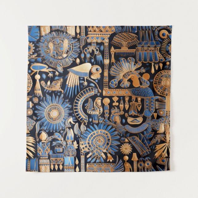 Tapisserie textile égyptienne ancienne (Devant)