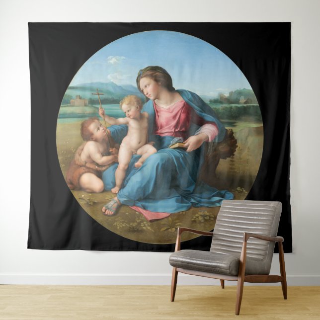 Tapisserie vierge et enfant (En situation (horizontale))