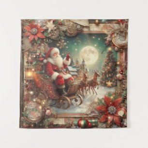 Tapisserie vintage Père Noël