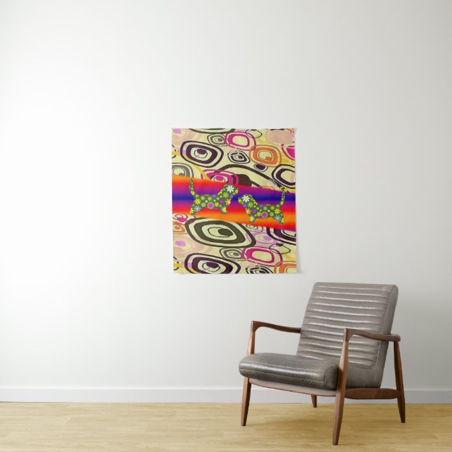 Tapisseries florales (En situation)