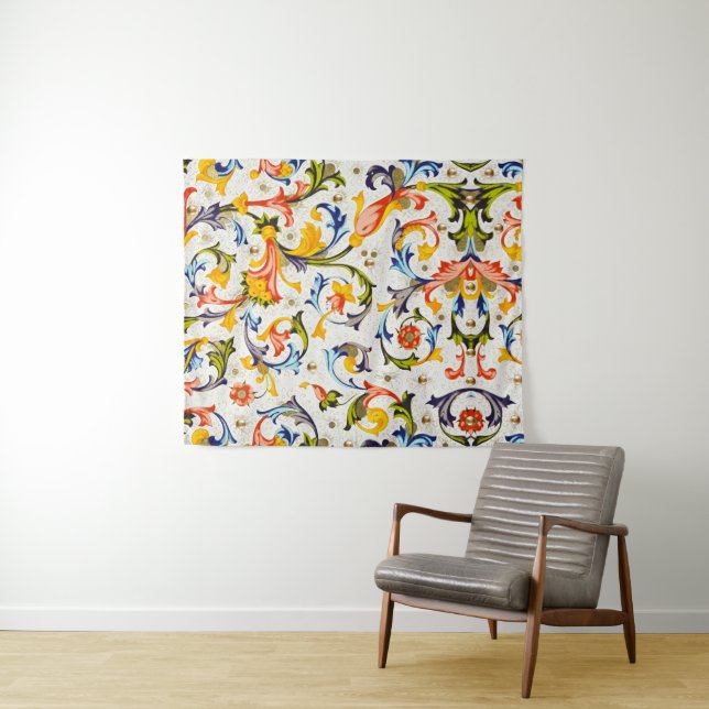 TAPISseries Florales De La Renaissance Florentine, (En situation (horizontale))