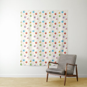 Tapisseries Motifs colorées Memphis